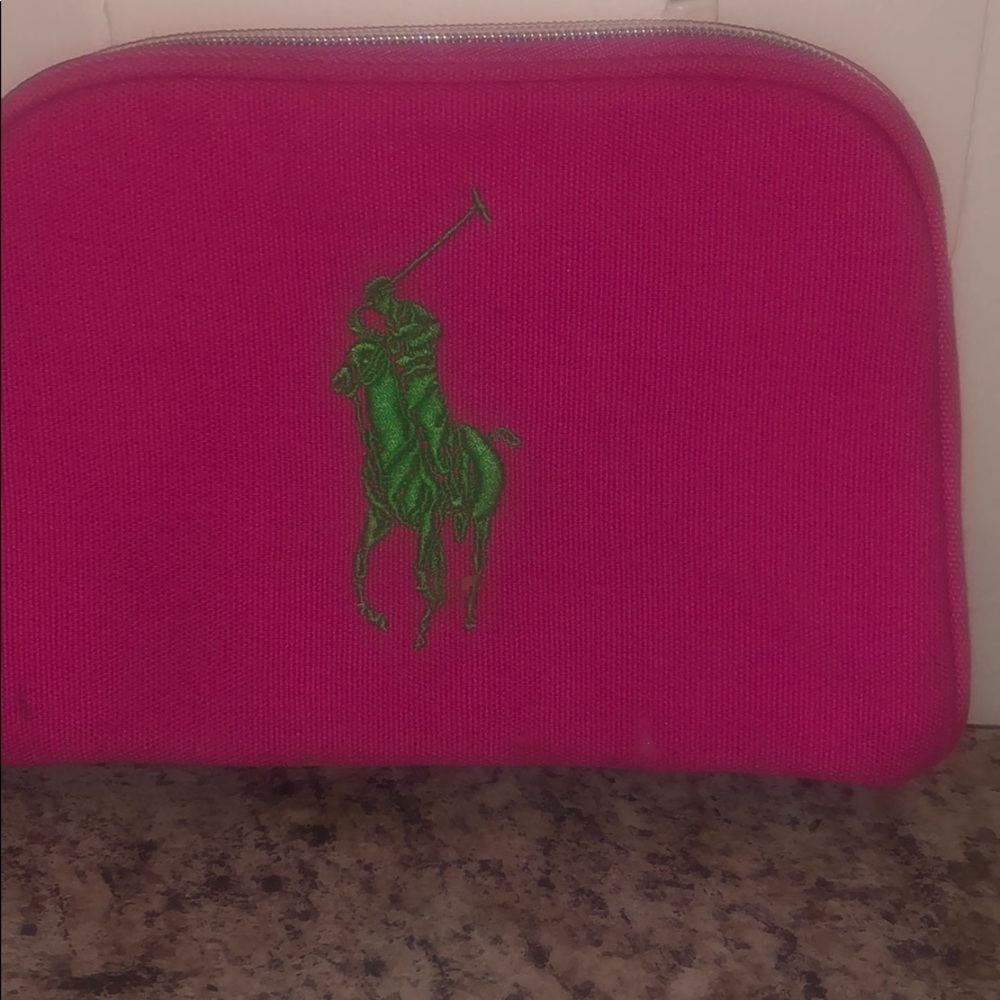 Pink polo bag